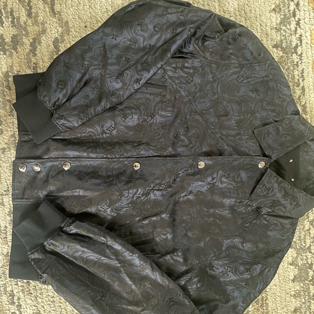Louis Vuitton Black Textured Jacket